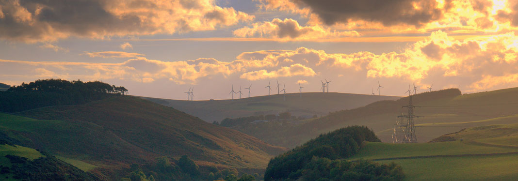 Scenery, Wind turbines